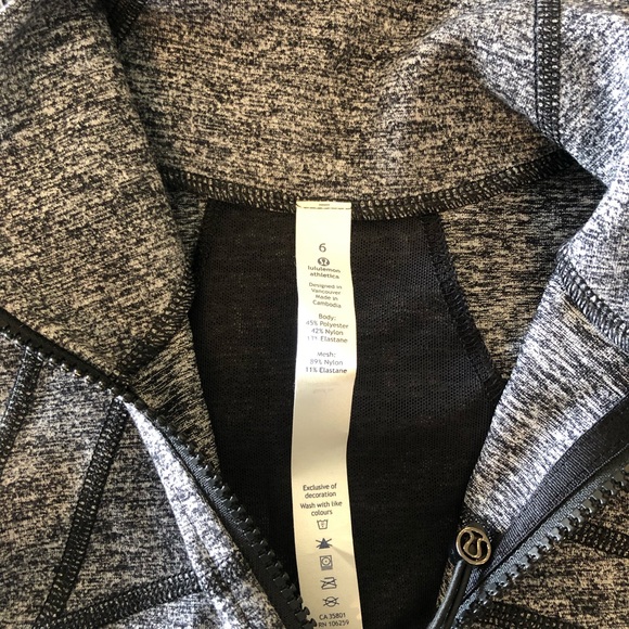 LULULEMON DEFINE JACKET HEATHERED BLACK SIZE 6 (AU 10) - Picture 10 of 12
